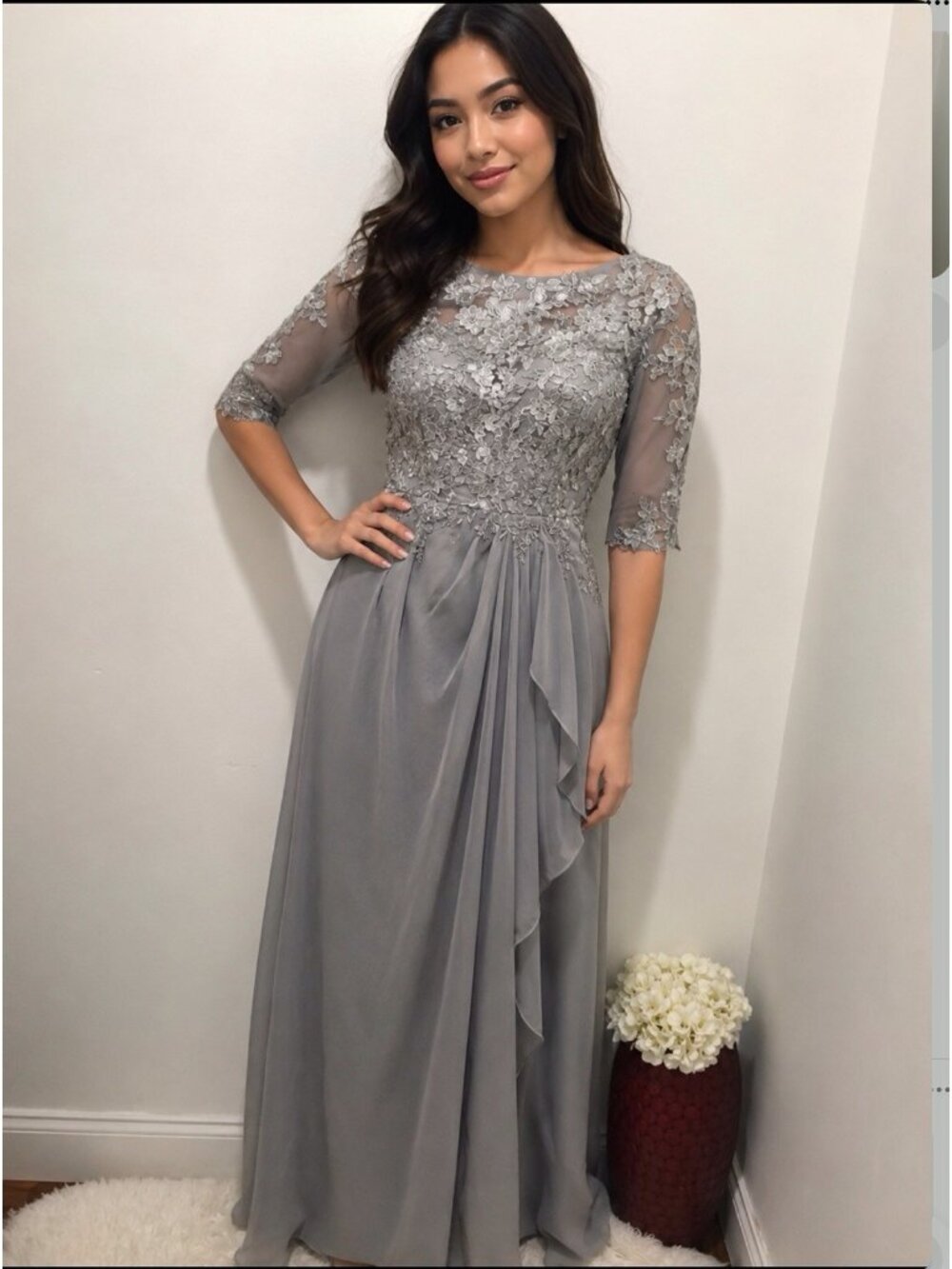 Wedding Dress for women party  size S Long With Floral